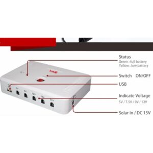 SKE SK616 Mini UPS For Wifi Router + ONU + IP Cam/CC Cam