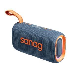Bluetooth Speaker (IPX7 Waterproof) – Blue & Orange Color