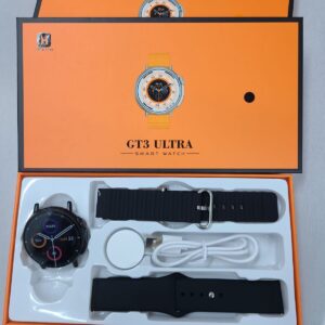 GT3 Ultra Smart Watch (Round Dial) – Black Color