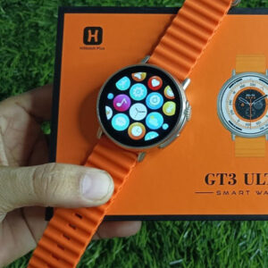 GT3 Ultra Smart Watch (Round Dial) – Orange Color