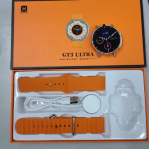 GT3 Ultra Smart Watch (Round Dial) – Orange Color