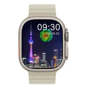 HK9 Ultra AMOLED Smartwatch ChatGPT Smartwatch – Silver Color