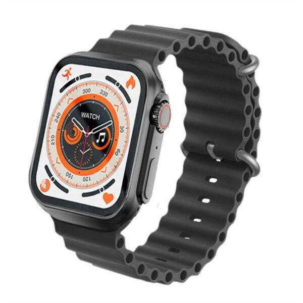 KD99 Ultra Smart Watch With Bluetooth Calling- Black Color