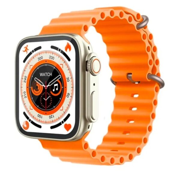 HK9 Ultra 2 AMOLED Smartwatch With ChatGPT- Orange Color
