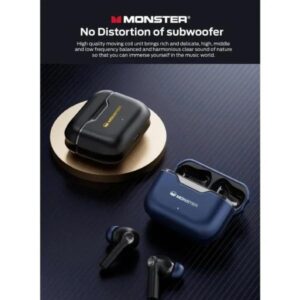 MONSTER AIRMARS XKT02 True Wireless Bluetooth Earphones – Blue Color