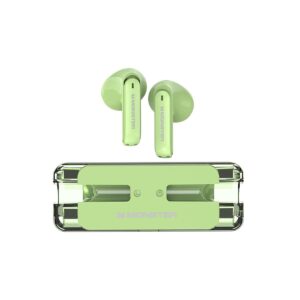 MONSTER AIRMARS XKT08 True Wireless Gaming Earphones – Green Color