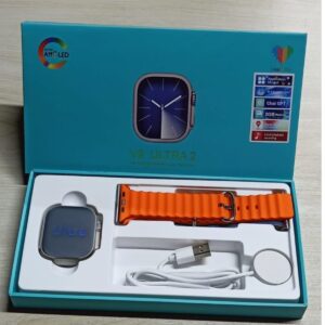 V9 Ultra 2 Smartwatch – Orange Color