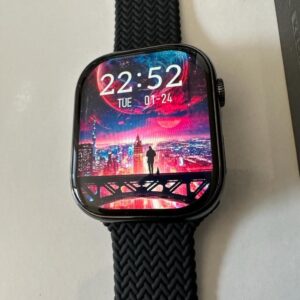 WS-S9 MAX Smartwatch With AMOLED Display And 2 Strap – Black Color