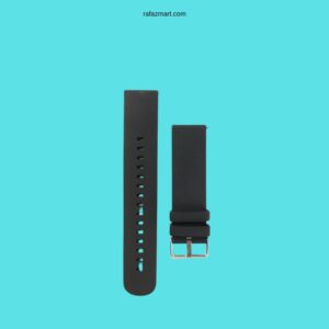 20MM Plain Silicone Watch Strap – Black Color
