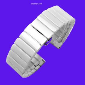 20mm Ceramic Strap For Smartwatch – White