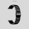 22mm Metal Strap For Smartwatch – Black