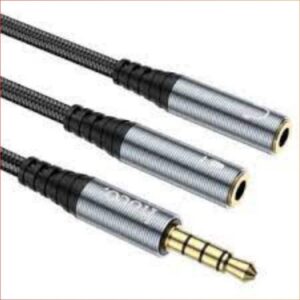 HOCO UPA21 3.5mm Male To 2*3.5mm Female Audio Cable Adapter
