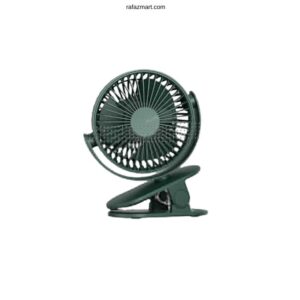 Jisulife FA29A Mini Portable 3-In-1 Combo Clip-On Rechargeable Fan-Green Color
