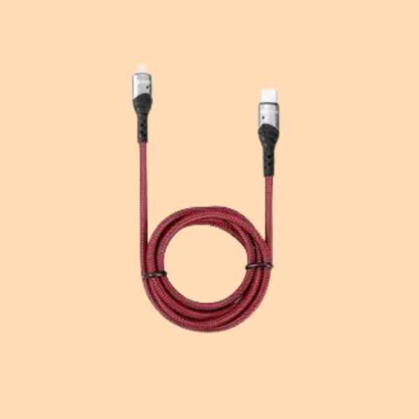 ZOOOK Brazen 20w I USB Type-C To Lightning Fast Charging Cable-Red Color
