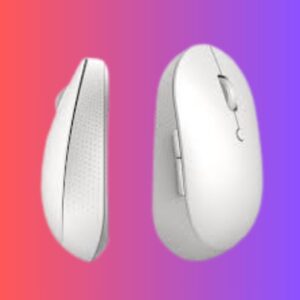 Mi Dual Mode Wireless Mouse Silent Edition Bluetooth 2.4 GHz Connect 1300 DPI – White Color
