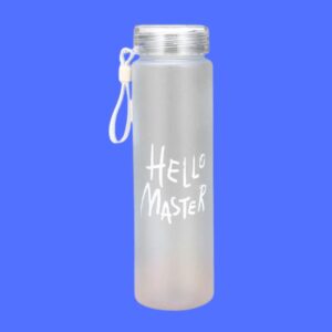 Transparent 500ml Portable Plastic Water Bottle