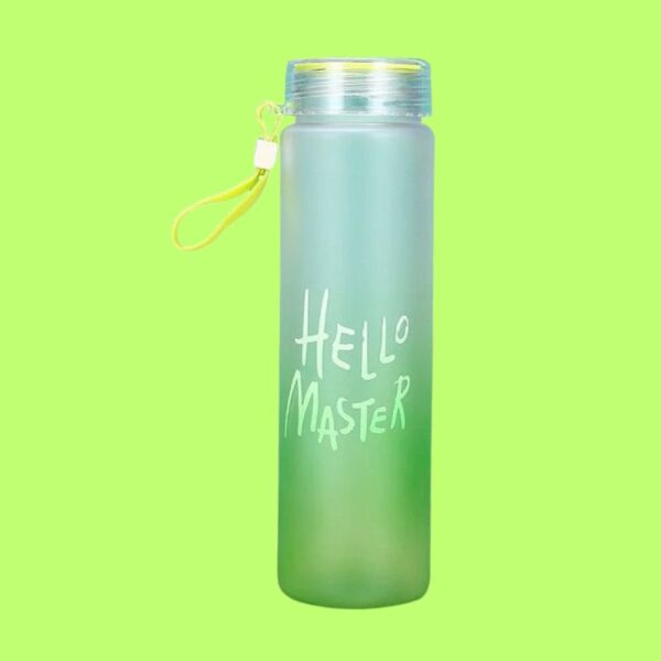 Transparent 500ml Portable Plastic Water Bottle