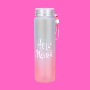 Transparent 500ml Portable Plastic Water Bottle