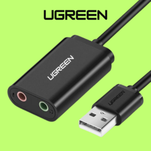 UGREEN USB 2.0 External 3.5mm Sound Card Adapter