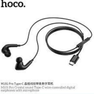 M101 Pro Crystal Sound Type C Wire Controlled Digital Earphones With Microphone