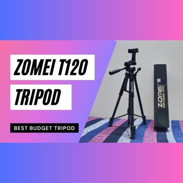 Zomei T120 Mobile & DSLR Tripod-Professional Series (Without Mobile Holder)