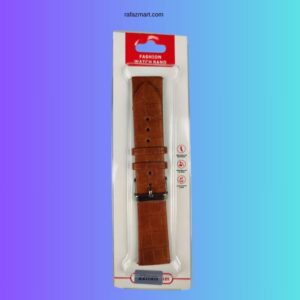22mm Leather Strap For Smartwatch – Brown Colo