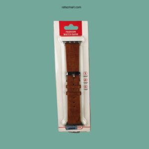 49mm Leather Strap For Smartwatch – Brown Color