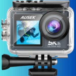 Ausek AT-M40R 5K Waterproof Action Camera