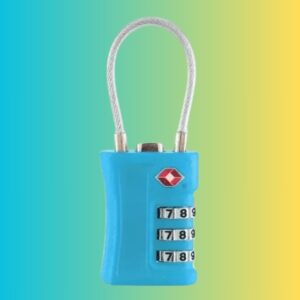 COTECi TSA Customs Code 3 Digit Combination Lock – Blue Color
