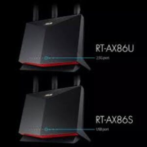 ASUS RT-AX86S AX5700 5700Mbps Dual Band Mesh Wi-Fi 6 Gaming Router
