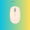 Fantech Go W193 Silent Click Dual Mode Wireless Mouse – Beige Color