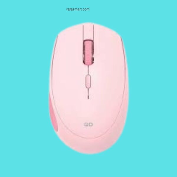 Fantech Go W193 Silent Click Dual Mode Wireless Mouse – Pink Color