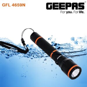 Geepas GFL4659N Waterproof Rechargeable LED Flash Light