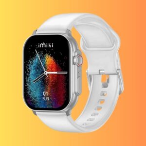 Imiki SF1 Smart Watch (Bluetooth Calling) – Silver Color