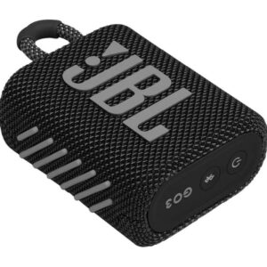 JBL GO3 Portable Bluetooth Speaker (IP67 Waterproof) – Black Color
