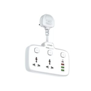 LDNIO SC2413 PD & QC3.0 2 Universal Outlets Power Socket