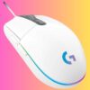 Logitech G102 Lightsync RGB USB Gaming Mouse – White Color