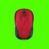 Logitech M235 Rubber Sides Wireless Mouse, Red Color