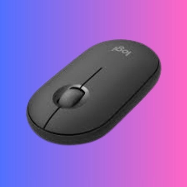 Logitech M350s Pebble Mouse 2, Wireless And Bluetooth Mouse Tonal Graphite Color