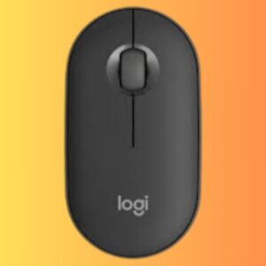 Logitech M350s Pebble Mouse 2, Wireless And Bluetooth Mouse Tonal Graphite Color