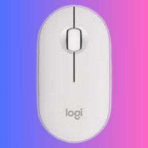 Logitech M350s Pebble Mouse 2, Wireless And Bluetooth Mouse Tonal White