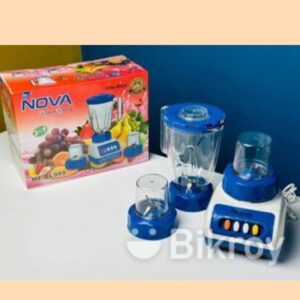 Nova NV-BL999 3 In 1 Blender Mixer And Grinder – Blue Color