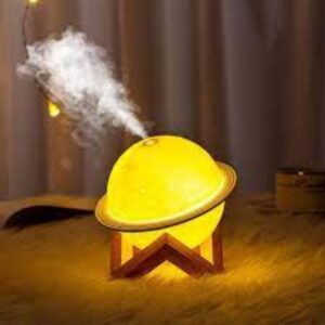 Portable Colorful Ambient Light Planet Humidifier 200ml