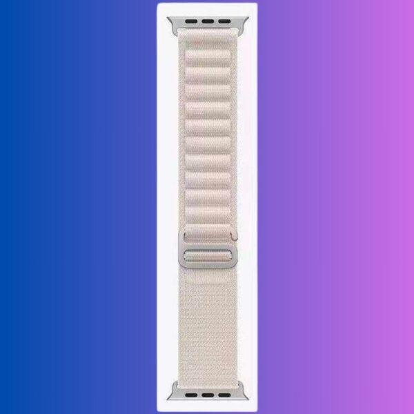 Series 8 Smartwatch Replacement Nylon Strap – White Color