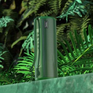 Hoco HC11 Bluetooth Wireless Speaker With Flashlight – Dark Green Color
