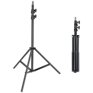 Metal Tripod Stand (Adjustable Up To 6.5 Feet) For Fan, Video Light, Ring Light Etc.